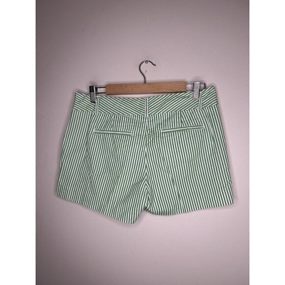 Banana Republic Womens Shorts Mid Rise white green Ryan Fit Chino Pocket… - Picture 5 of 10